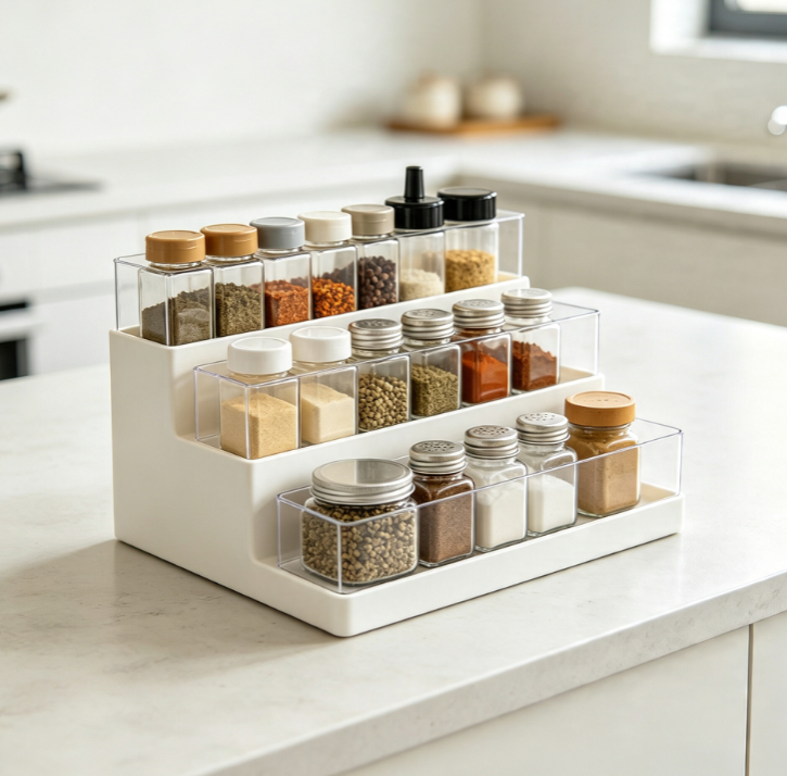 Adjustable Spice Rack Organizer